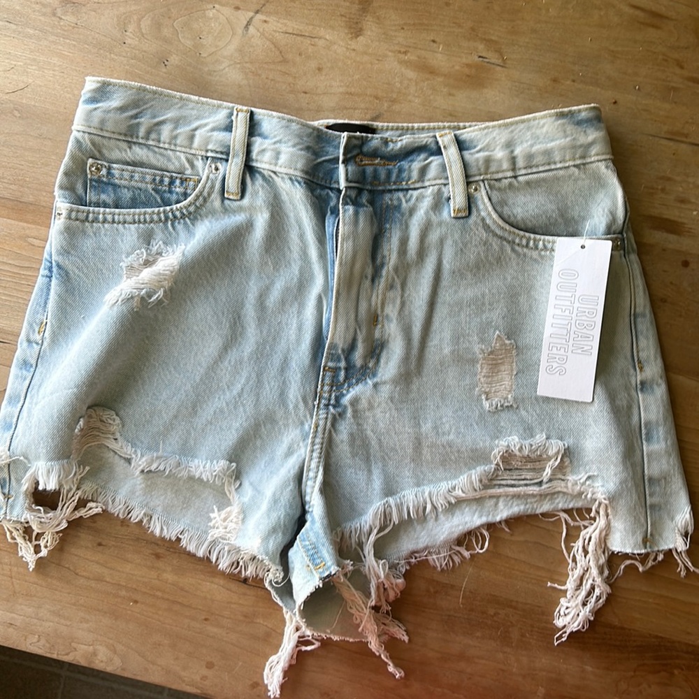 Urban Outfitters BDG girlfriend high rise cutoff Jean shorts